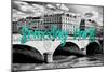 Paris Fashion Series - Someday Paris - Pont Saint Michel II-Philippe Hugonnard-Mounted Photographic Print