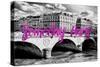 Paris Fashion Series - Someday Paris - Pont Saint Michel III-Philippe Hugonnard-Stretched Canvas