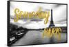 Paris Fashion Series - Someday Paris - Seine River-Philippe Hugonnard-Framed Stretched Canvas