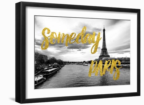 Paris Fashion Series - Someday Paris - Seine River-Philippe Hugonnard-Framed Photographic Print