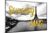 Paris Fashion Series - Someday Paris - Seine River-Philippe Hugonnard-Mounted Photographic Print