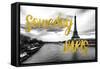 Paris Fashion Series - Someday Paris - Seine River-Philippe Hugonnard-Framed Stretched Canvas