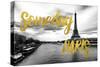 Paris Fashion Series - Someday Paris - Seine River-Philippe Hugonnard-Stretched Canvas