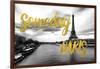 Paris Fashion Series - Someday Paris - Seine River-Philippe Hugonnard-Framed Photographic Print