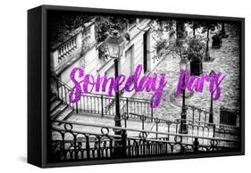 Paris Fashion Series - Someday Paris - Staircase of Montmartre II-Philippe Hugonnard-Framed Stretched Canvas