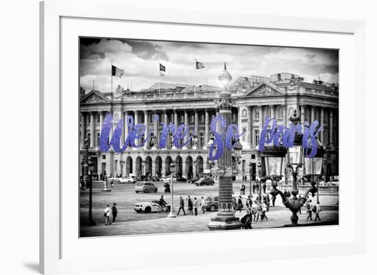 Paris Fashion Series - We're So Paris - Place de la Concorde II-Philippe Hugonnard-Framed Photographic Print