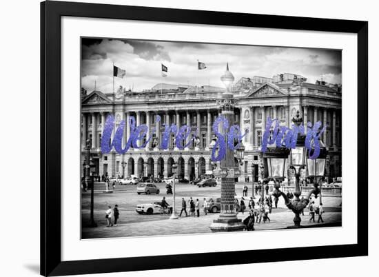 Paris Fashion Series - We're So Paris - Place de la Concorde II-Philippe Hugonnard-Framed Photographic Print