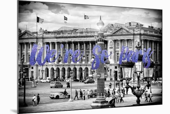 Paris Fashion Series - We're So Paris - Place de la Concorde II-Philippe Hugonnard-Mounted Photographic Print