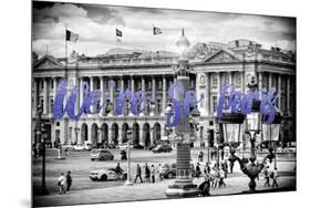 Paris Fashion Series - We're So Paris - Place de la Concorde II-Philippe Hugonnard-Mounted Photographic Print