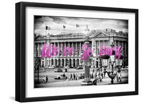 Paris Fashion Series - We're So Paris - Place de la Concorde III-Philippe Hugonnard-Framed Premium Photographic Print