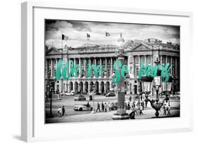 Paris Fashion Series - We're So Paris - Place de la Concorde IV-Philippe Hugonnard-Framed Photographic Print