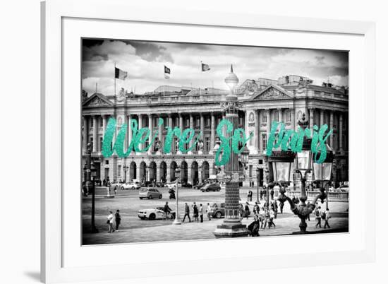 Paris Fashion Series - We're So Paris - Place de la Concorde IV-Philippe Hugonnard-Framed Photographic Print