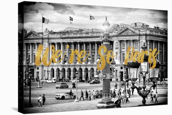 Paris Fashion Series - We're So Paris - Place de la Concorde-Philippe Hugonnard-Stretched Canvas