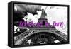 Paris Fashion Series - Weekend in Paris - Eiffel Tower II-Philippe Hugonnard-Framed Stretched Canvas