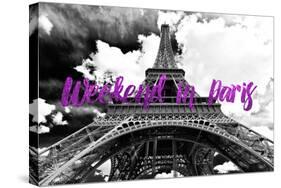 Paris Fashion Series - Weekend in Paris - Eiffel Tower II-Philippe Hugonnard-Stretched Canvas
