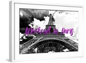 Paris Fashion Series - Weekend in Paris - Eiffel Tower II-Philippe Hugonnard-Framed Photographic Print