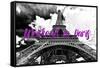 Paris Fashion Series - Weekend in Paris - Eiffel Tower II-Philippe Hugonnard-Framed Stretched Canvas