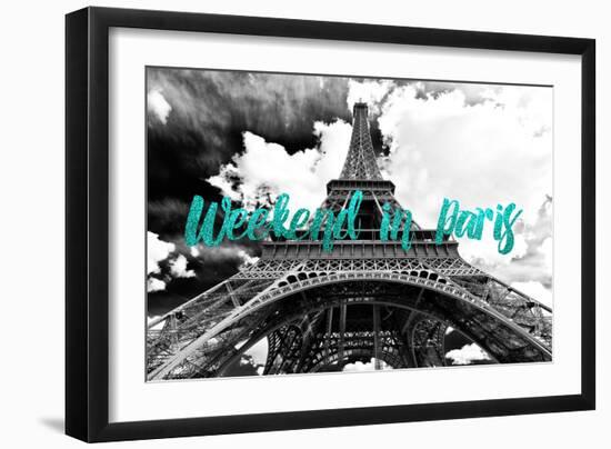Paris Fashion Series - Weekend in Paris - Eiffel Tower III-Philippe Hugonnard-Framed Photographic Print