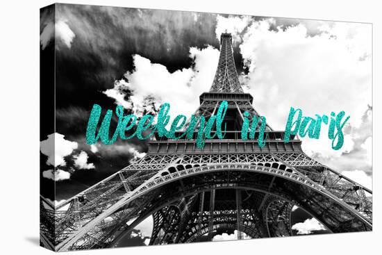 Paris Fashion Series - Weekend in Paris - Eiffel Tower III-Philippe Hugonnard-Stretched Canvas