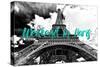 Paris Fashion Series - Weekend in Paris - Eiffel Tower III-Philippe Hugonnard-Stretched Canvas