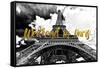 Paris Fashion Series - Weekend in Paris - Eiffel Tower-Philippe Hugonnard-Framed Stretched Canvas