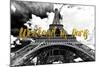 Paris Fashion Series - Weekend in Paris - Eiffel Tower-Philippe Hugonnard-Mounted Photographic Print