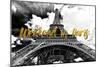 Paris Fashion Series - Weekend in Paris - Eiffel Tower-Philippe Hugonnard-Mounted Photographic Print