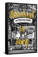 Paris Fashion Series - Weekend in Paris - Metropolitain Abbesses-Philippe Hugonnard-Framed Stretched Canvas