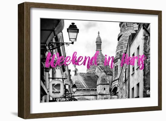 Paris Fashion Series - Weekend in Paris - Montmartre II-Philippe Hugonnard-Framed Photographic Print