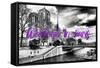 Paris Fashion Series - Weekend in Paris - Notre Dame Cathedral II-Philippe Hugonnard-Framed Stretched Canvas