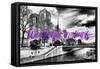 Paris Fashion Series - Weekend in Paris - Notre Dame Cathedral II-Philippe Hugonnard-Framed Stretched Canvas