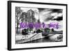 Paris Fashion Series - Weekend in Paris - Notre Dame Cathedral II-Philippe Hugonnard-Framed Photographic Print