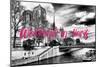 Paris Fashion Series - Weekend in Paris - Notre Dame Cathedral III-Philippe Hugonnard-Mounted Photographic Print