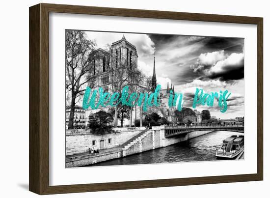 Paris Fashion Series - Weekend in Paris - Notre Dame Cathedral IV-Philippe Hugonnard-Framed Photographic Print