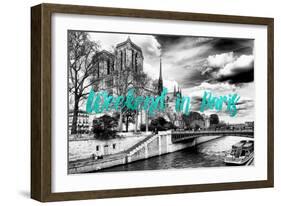 Paris Fashion Series - Weekend in Paris - Notre Dame Cathedral IV-Philippe Hugonnard-Framed Photographic Print