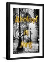 Paris Fashion Series - Weekend in Paris - Stairs of Montmartre-Philippe Hugonnard-Framed Photographic Print