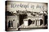 Paris Fashion Series - Weekend in Paris - View of Roofs II-Philippe Hugonnard-Stretched Canvas