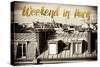 Paris Fashion Series - Weekend in Paris - View of Roofs-Philippe Hugonnard-Stretched Canvas