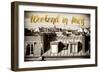 Paris Fashion Series - Weekend in Paris - View of Roofs-Philippe Hugonnard-Framed Photographic Print