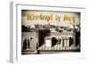 Paris Fashion Series - Weekend in Paris - View of Roofs-Philippe Hugonnard-Framed Photographic Print
