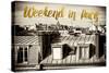 Paris Fashion Series - Weekend in Paris - View of Roofs-Philippe Hugonnard-Stretched Canvas