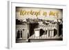 Paris Fashion Series - Weekend in Paris - View of Roofs-Philippe Hugonnard-Framed Photographic Print