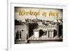 Paris Fashion Series - Weekend in Paris - View of Roofs-Philippe Hugonnard-Framed Photographic Print