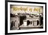 Paris Fashion Series - Weekend in Paris - View of Roofs-Philippe Hugonnard-Framed Photographic Print