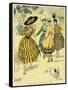 Paris Fashions 1915-R Neziere-Framed Stretched Canvas