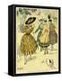 Paris Fashions 1915-R Neziere-Framed Stretched Canvas