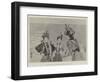 Paris Fashions at the Seaside, with Hats by Virot-null-Framed Giclee Print