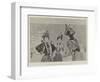 Paris Fashions at the Seaside, with Hats by Virot-null-Framed Giclee Print