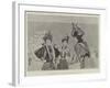 Paris Fashions at the Seaside, with Hats by Virot-null-Framed Giclee Print