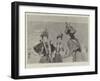 Paris Fashions at the Seaside, with Hats by Virot-null-Framed Giclee Print